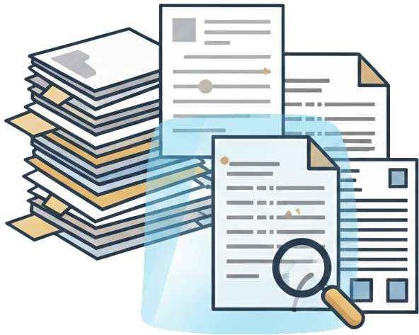 Documents under analysis